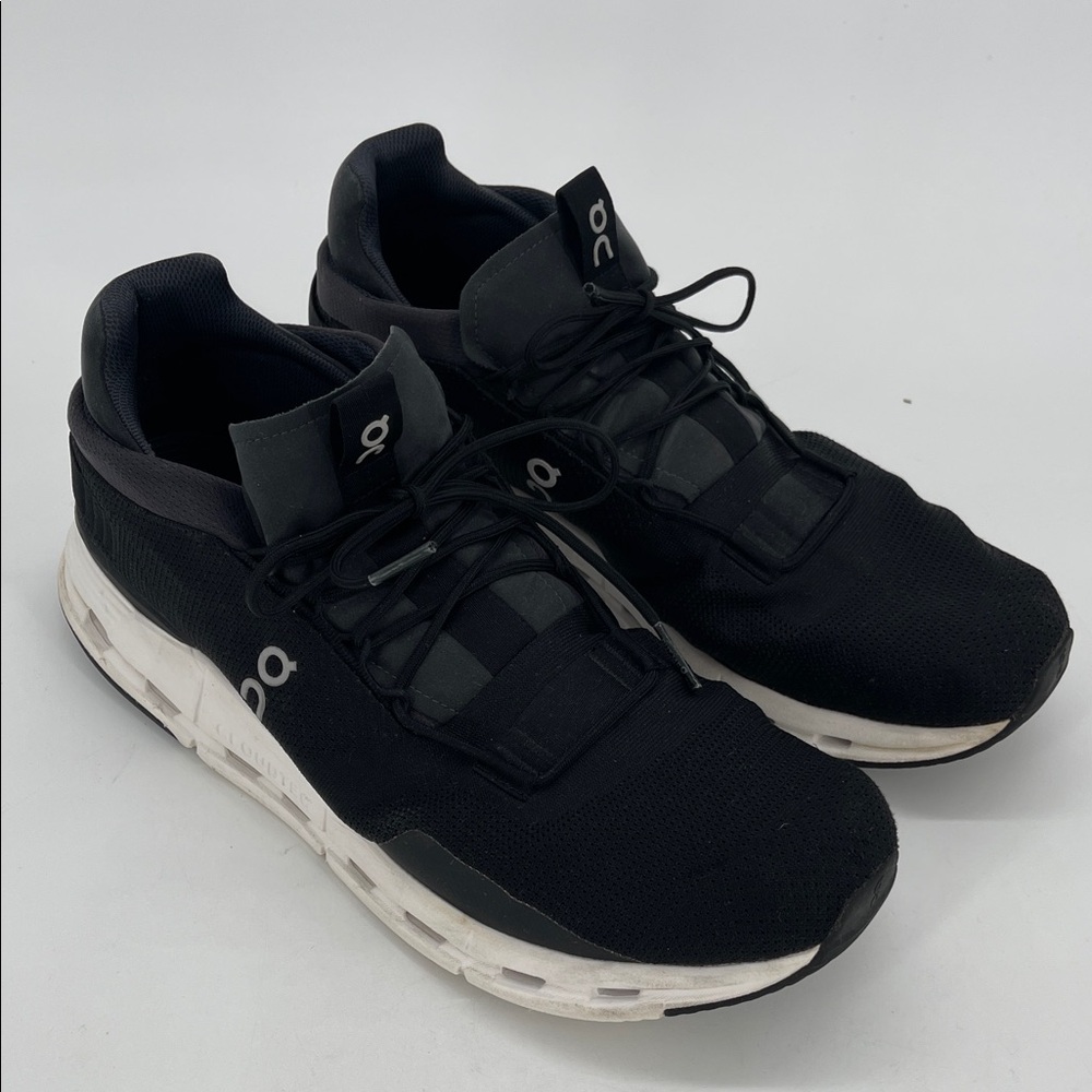 On CloudNova Men's Black Running Sneakers Size 14